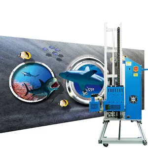 Baishixin Automatic Glass Tiles Paper Wall Art Inkjet Mural Decor Uv Wall Printing Machine 3d Wall Printer