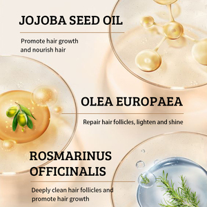 OEM ODM Sérum réparateur naturel biologique pour cheveux abîmés, huile capillaire fortifiant le cuir chevelu, anti-chute de cheveux, huile essentielle de romarin pour la <span class=keywords><strong>croissance</strong></span> des cheveux - Product Image 2