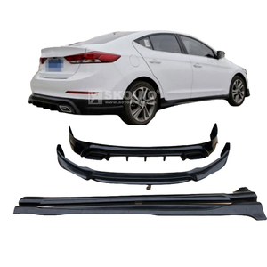 Bộ khuếch tán gió sau, cản sau, phụ kiện thân xe Wide Body Kit SKOUIO-W4 dành cho <span class=keywords><strong>Hyundai</strong></span> <span class=keywords><strong>Elantra</strong></span> 2016 2017 2018 - Product Image 1