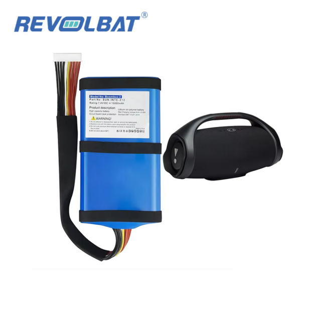 Revolbat NEW 7.4V 15000mAh Lithium-ion Battery Pack Replacement for Boombox 2 SUN-INTE-213 SUN-INTE-268 Wireless Speakers
