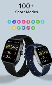 Montre connectée tendance F23C, capacité de 260 mAh, autonomie extra longue, mesure de l'oxygène sanguin, appels Bluetooth, réponse aux appels, IP68 - Product Image 5
