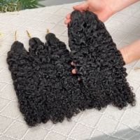 Tresses sans nœuds Miracle en cheveux humains, pré-séparées, bouclées birmanes, extensions de cheveux humains au crochet 100% naturels et bruts