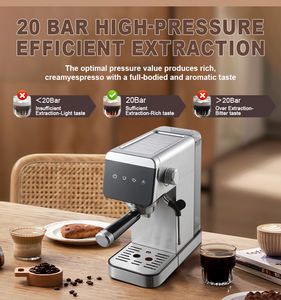 Máquina de café que ahorra espacio, diseño de cafetera Espresso Vertical, máquina de café para el hogar, perfecta para encimeras de cocina pequeñas - Product Image 5