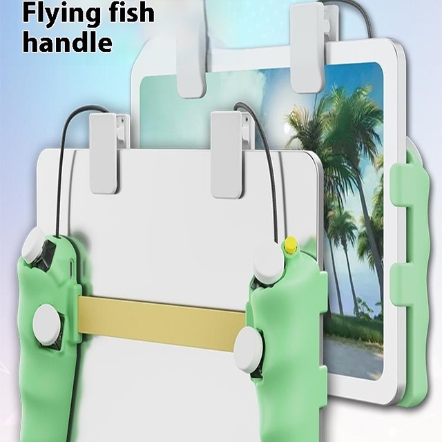 Continuous Firing Game Button Controller Flying Fish V4 Four Fingers Made of Durable Plastic