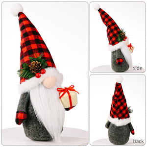 <span class=keywords><strong>Gnomos</strong></span> <span class=keywords><strong>navideños</strong></span> de peluche de 12 pulgadas, muñeco de nieve sueco Tomte grande, de Noel Papá, de Navidad - Product Image 3