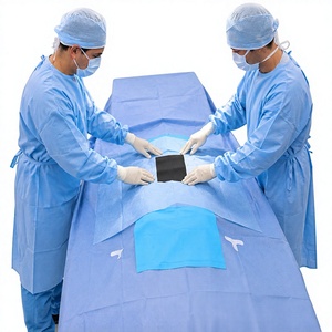 Kit chirurgical jetable pour laparotomie, pour adulte, Classe I, stérile EO, certifié ISO, drapé respirant et confortable, durée de conservation de 3 ans - Product Image 1