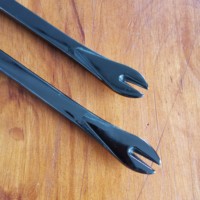 8 pouces 10 pouces 12 "Drop Forged Black Nickel Plated Pointed Tail Pry Bar