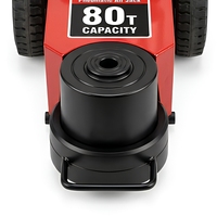 Cric pneumatique 80T pour levage de voiture, cric à chariot en acier pour garage de réparation automobile