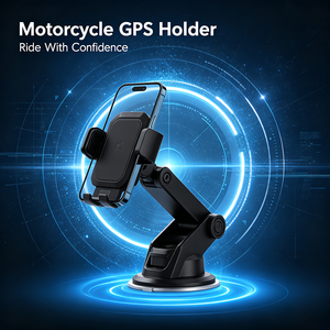 Support de téléphone pour moto, antichoc, universel, en alliage d'aluminium, pour guidon de vélo ou de scooter, rénovation/amélioration - Product Image 4