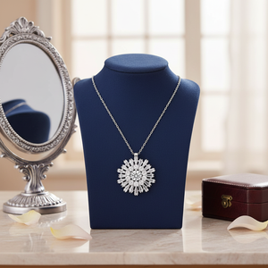 Arrondi avec baguette forme Zircon pierre pendentif à breloque turc fait à la main en gros 925 bijoux en argent Sterling - Product Image 3