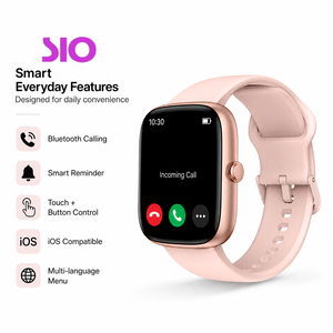 Smartwatch in Alluminio con Schermo TFT da 1,83'', Cinturino in Silicone, Ricarica Magnetica, Monitoraggio Chiamate e Sonno, Multilingue, Orologio Fitness Intelligente - Product Image 6