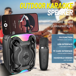 SING-E ZQS-W3106 Nhà máy cung cấp RGB Loa răng xanh với Mic Điện thoại đứng Thiết kế di động giá tốt nhất cho các đại lý - Product Image 4