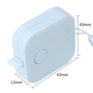 Deli Soft Measuring Tape 1.5m Metric Automatic Blade Student Office Supplies Mixed Colors - Product Image 2