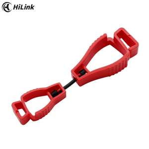 फैक्टरी थोक उच्च शक्ति टिकाऊ विरोधी-खो गैर-पर्ची दस्ताने धारक क्लिप कस्टम बहु-रंग कार्य उत्पाद कुंजी अनलॉक तरीके से उत्पाद - Product Image 3