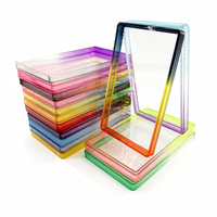 Étui pour carte de crédit personnalisable en TPU holographique arc-en-ciel - Style tendance, options d'impression multiples (sérigraphie) Non