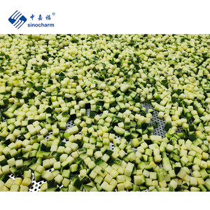 Sinocharm Cubos de Calabacín, Cubos de Verduras Congeladas, Orgánicos, IQF, a la Venta, Aprobados a Precio, Fabricante de Calabacín en Cubos Congelados, a la Venta - Product Image 2