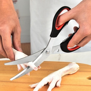 Ciseaux et pinces ergonomiques multifonctionnels en acier inoxydable pour barbecue, outils de cuisine - Product Image 6