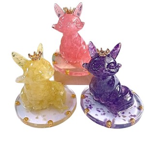 <b>Crystal</b> Fox Figurine Resin Epoxy Decorative <b>Animal</b> Desktop Ornament Home Decoration Collection Gift - Product Image 5