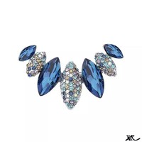 Nouvelle Broche de Luxe en Plumes et Strass pour Femme, Épingle de Revers Unique Haut de Gamme, Accessoire de Corsage Personnalisé, Vente en Gros