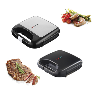 Petit appareil de cuisine domestique 3-en-1 : Grille-pain carré, gaufrier et gril électrique à sandwichs avec couvercle - Product Image 3