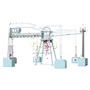 Personalizado grande Ocean Ball Cannon Ball Shooter Ball juego de pared juego suave interior equipo de patio para centro de juego - Product Image 4