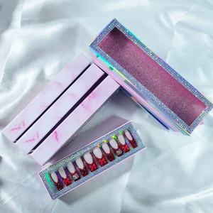 <span class=keywords><strong>Faux</strong></span> ongles à presser de haute qualité, lot de 24 pièces, couvrance totale, styles variés pré-dessinés, réutilisables <span class=keywords><strong>pour</strong></span> usage quotidien, en matériau ABS - Product Image 5