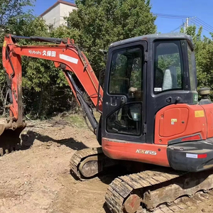 Excavatrices Kubota KX165 d'occasion certifiées EPA CE, moteur Kubota d'origine japonaise, accessoire tarière, attache rapide, brise-roche Daewoo - Product Image 1