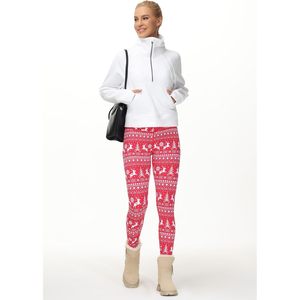 Sudadera corta de forro polar para mujer con media cremallera, cuello alto, bolsillos, orificio para el pulgar, transpirable, manga normal - Product Image 6