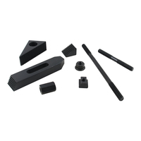 Ensemble de serrage à rainure en T pour machines-outils de fraisage CNC, kit de serrage en acier de 58 pièces