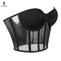 Offres Spéciales femmes été dentelle haut court en gros mode soutien-gorge avec tasse rembourrée transparent maille Lingerie Corset conception sans couture