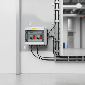 IP65 Wasserdichte 2-in-1 PV-Combiner-Box 125A 480V Überspannungsschutz Hybrid-Schloss für Outdoor-Solarenergiesysteme CE-Zertifiziert - Product Image 1