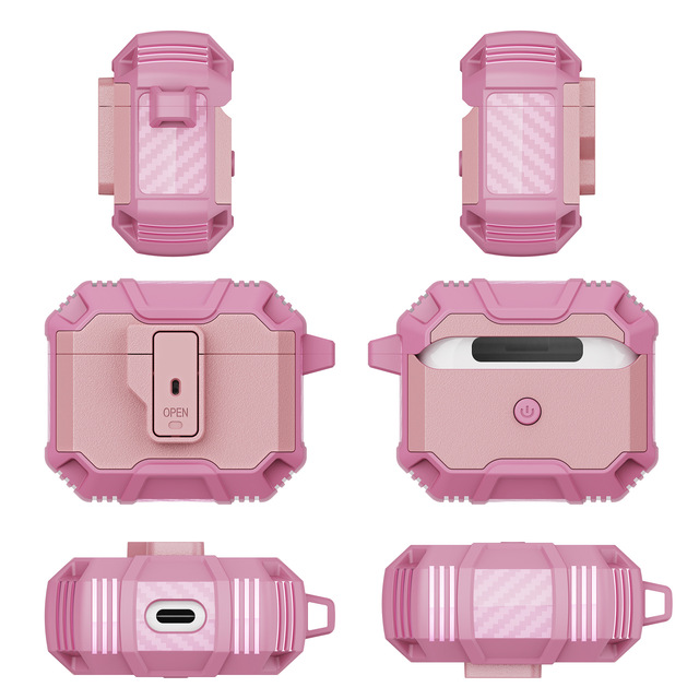 New Design Full-Body Rugged Hard Shell TPU Waterproof Shockproof Protective Case with Keychain for 1 2 3 4