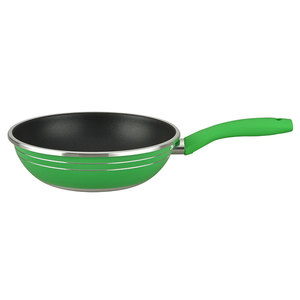 <span class=keywords><strong>Wok</strong></span> Antiadherente de 30 cm, Verde, de Aluminio, para Restaurante, <span class=keywords><strong>Wok</strong></span> Comercial de Inducción - Product Image 1
