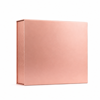Boîtes cadeaux magnétiques en or rose de luxe personnalisées Kexin avec des matériaux recyclés et un design de logo personnalisé pour l'emballage de produits haut de gamme