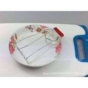 Pince à assiettes en métal à tête rouge, outil de cuisine pour retirer assiettes et bols, origine Jieyang, lavage à la main uniquement - Product Image 1