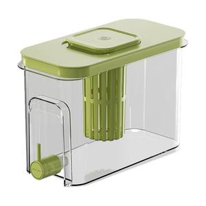 Jarra de agua con filtro Leyang de 4L con grifo, para preparar bebidas frías y usar en el refrigerador. - Product Image 1