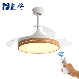 Hiện đại Chic LED ánh sáng quạt trần với có thể thu vào từ xa im lặng DC động cơ Hidden Blade cho phòng khách sử dụng - Product Image 6