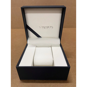 Factory Direct Sale Classic Black PU <b>Watch</b> Box Leather <b>Watch</b> Box Custom Logo for Men Women Bracelet <b>Case</b> Luxury Gift Packaging - Product Image 5