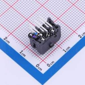 430450602 Wire-to-Board Pin Header Bent Lead Through Hole,P=3mm Connector 2x3P 3mm Right Angle Insert Micro-Fit (MX 3.0) - Product Image 2