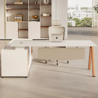 Nouvelle table de direction en bois moderne et durable, mobilier de bureau de luxe, bureau de direction en bois populaire