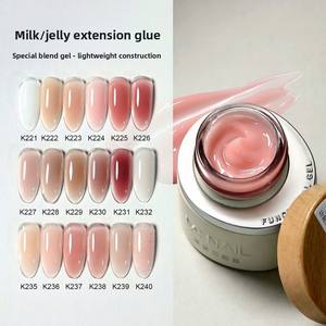 เจลต่อเล็บแบบเร็ว <span class=keywords><strong>MRNAIL</strong></span> สีนู้ดสไตล์เฟรนช์ สูตรนมพิเศษสำหรับร้านทำเล็บ เจลต่อเล็บสำหรับสร้างเล็บ - Product Image 5