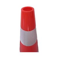 Cône de signalisation routière en PVC réfléchissant de qualité ingénierie, 750 mm, durable, avec lumière LED, protection IP68, pour la sécurité routière, directement de l'usine