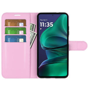 9 Colors Litchi PU Card Holder Wallet Flip Leather Case For Moto G <b>Stylus</b> 5G 2025 - Product Image 3