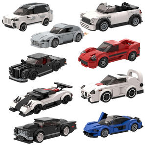 Kit de modèle de voiture de course célèbre <span class=keywords><strong>Super</strong></span> Sport, bricolage, briques miniatures, voitures, instructions en papier, jouets, ensemble de blocs de construction pour garçons - Product Image 1