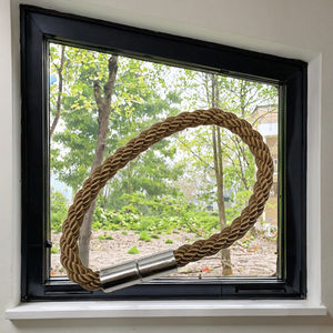 Attaches de rideaux magnétiques en acier, style moderne et simple, luxe, solides, durables, pratiques, corde tressée, boucle décorative pour draperie, traditionnel - Product Image 3