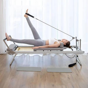 Tempat Tidur <span class=keywords><strong>Pilates</strong></span> Baja Ringan untuk Penggunaan di Rumah, Lipat, dengan Fitur Teleskopik untuk Pembentukan Tubuh dan Penghematan Ruang - Product Image 2