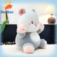 Jouet en peluche super doux, souris mignonne et moelleuse, rembourrage en coton PP, directement de l'usine, cadeau d'anniversaire pour enfants