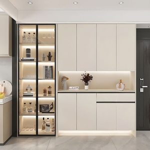 Nhà Máy giá thiết kế hiện đại phòng khách đồ nội thất kệ sách Showcase giá lưu trữ Kệ gỗ kệ sách đứng tủ trưng bày - Product Image 4