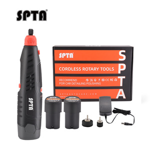 Outils rotatifs sans fil <span class=keywords><strong>SPTA</strong></span> CP202, réglage de la vitesse sur 6 niveaux, <span class=keywords><strong>mini</strong></span>-<span class=keywords><strong>polisseuse</strong></span> puissante pour le polissage de parties spécifiques, polissage de détail - Product Image 2