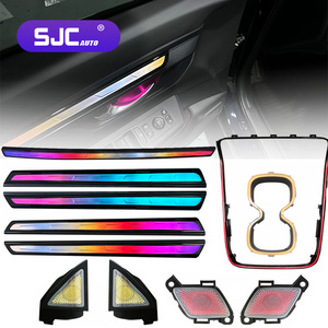 Lumières LED intérieures de voiture SJC pour les modèles <span class=keywords><strong>Honda</strong></span> <span class=keywords><strong>CRV</strong></span> 2023-2026, 64 couleurs, éclairage ambiant dynamique en cristal LED, accessoires - Product Image 1